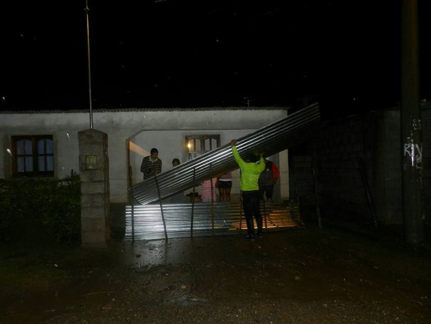 El temporal afectó fuertemente la ciudad de Rosario de Lerma - La Radio de Martin Grande