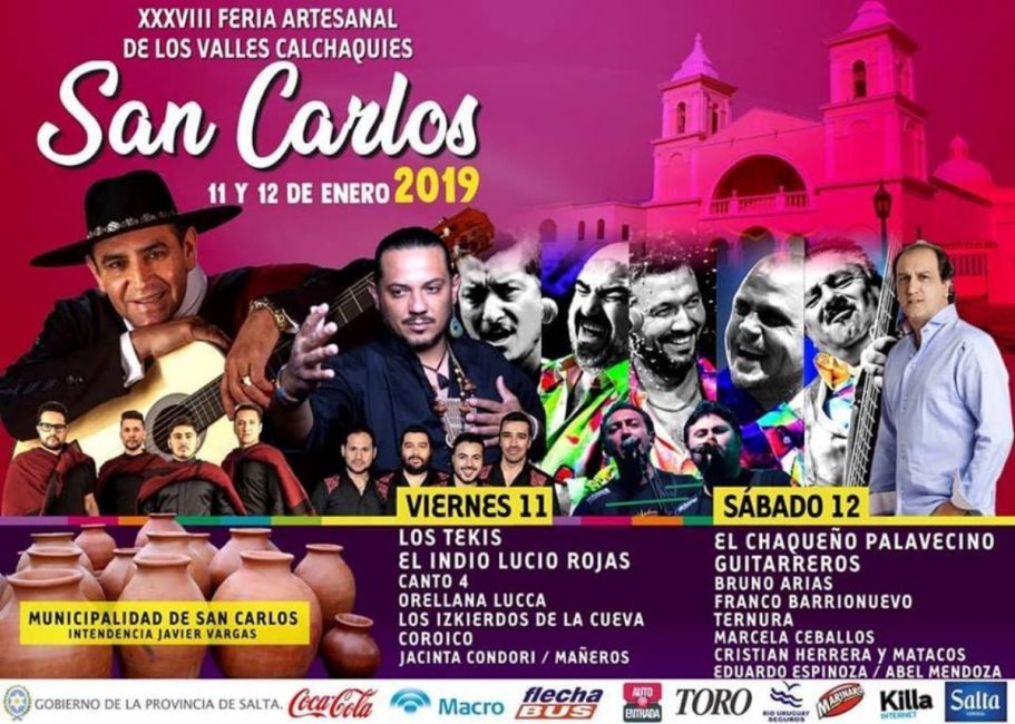 San Carlos se prepara para un nuevo Festival Salta FM 89.9 La radio