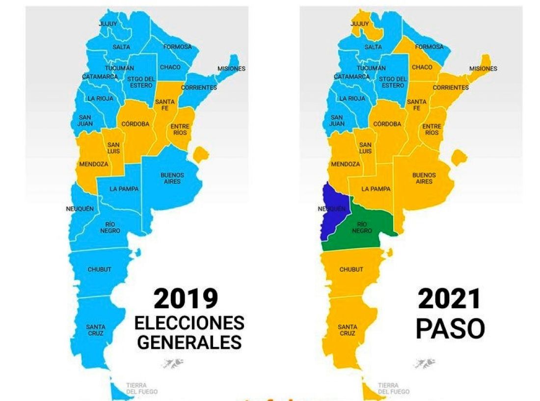 Cómo quedó el mapa político tras la derrota del oficialismo en las PASO
